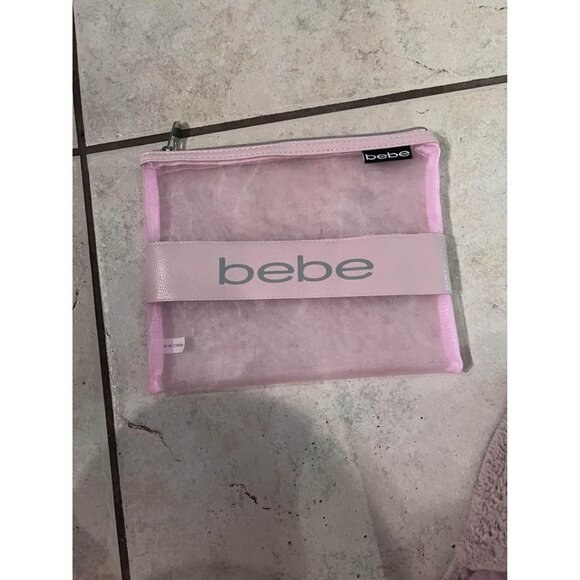 BEBE Pink Cosmetic Bag - Picture 1 of 2